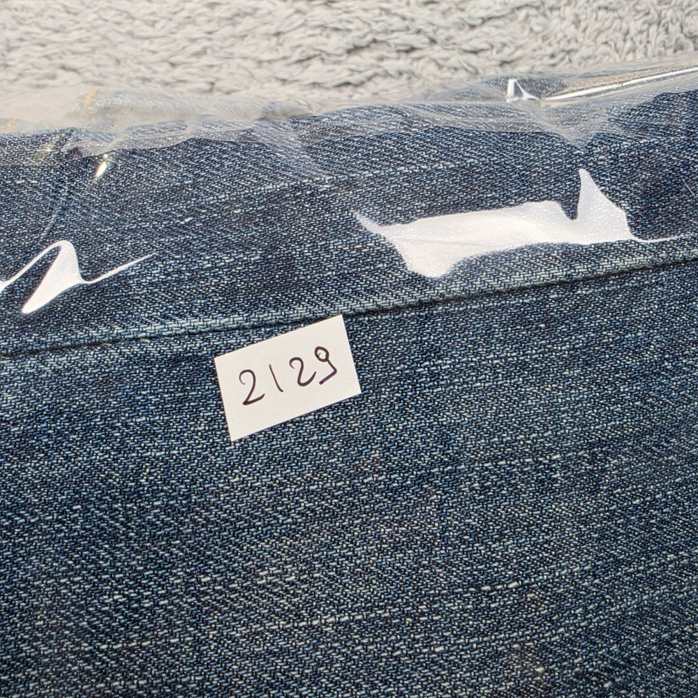 Polo Ralph Lauren 867 Jeans Mens 36x30 Blue Classic Fit Straight Leg Distressed - Picture 13 of 13